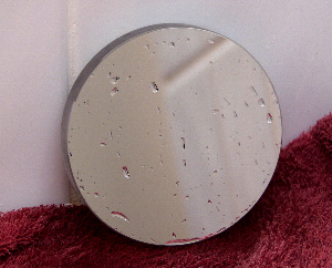 The primary mirror left to dry